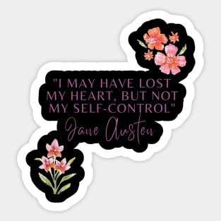 Jane Austen Quote Sticker